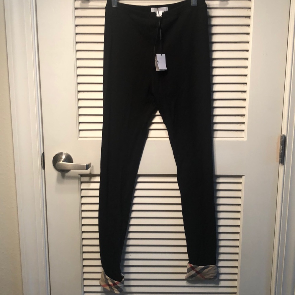 NWT Burberry leggings size 0/2 or 14 kids black